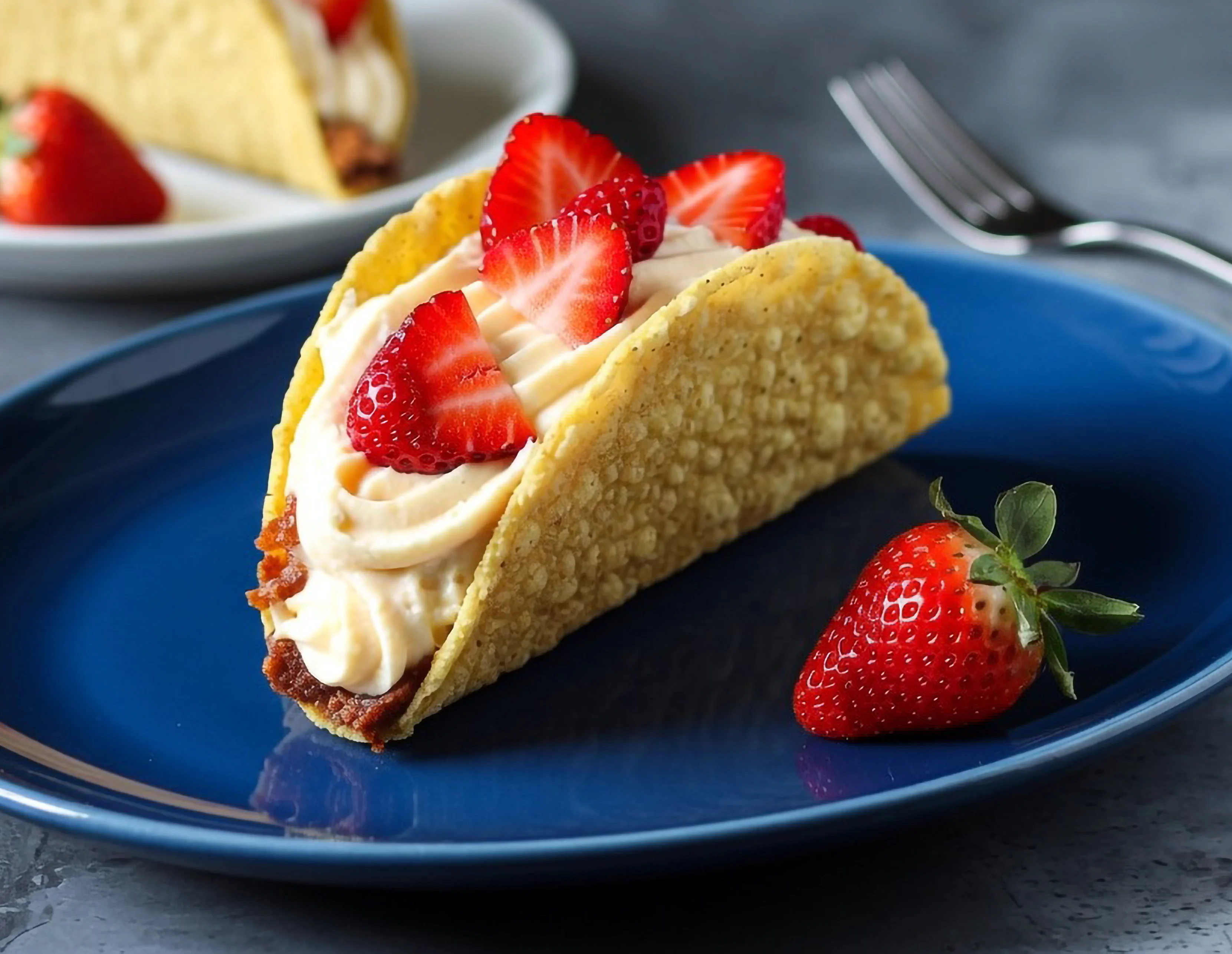 Strawberry Cheesecake Taco